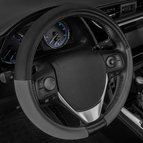 Miniatura 15 de Caterpillar Funda para volante ergonómica de dos tonos, agarre de piel suave.