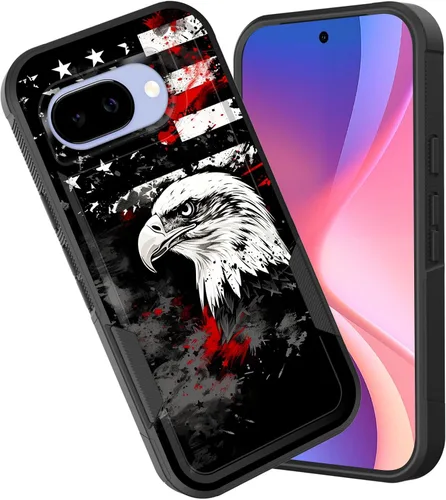 Miniatura 127 de Funda para Pixel 6A, funda híbrida de doble capa resistente a prueba de golpes de policarbonato duro de silicona suave TPU para Google Pixel 6A