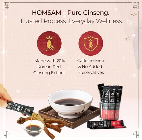 Miniatura 2 de Barra de ginseng rojo coreano de 6 años, 100 unidades, cada extracto de ginseng Plus, 100% de origen coreano, raíces de 6 años, aumenta la energía
