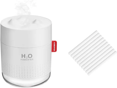 MOVTIP Mini humidificador portátil, humidificador pequeño de niebla fría de 16.9 fl oz, humidificador de escritorio personal USB para dormitorio de