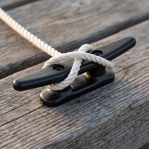 Miniatura 7 de MIZUGIWA Nylon Boat Cleats Dock Cleats Black,4 Inch 5 Inch 6 Inch 8 Inch,Marine Boat Cleats for Rope Hooks,Kayaks,Tie Down,Maritime Decor