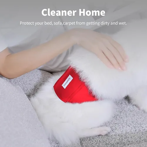 Miniatura 5 de vecomfy - Pañales lavables y reutilizables a prueba de fugas para perros machos de tamaño pequeño, 5