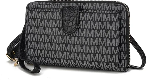 Miniatura 18 de MKF Collection Bolso cruzado para mujer, diseño de mensajero, cartera de mano