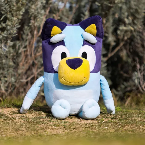 Miniatura 10 de Bluey Peluche grande de 31.5 in, color azul, producto oficial de la serie infantil, juguete suave y tierno para niños y niñas a partir de 0 años