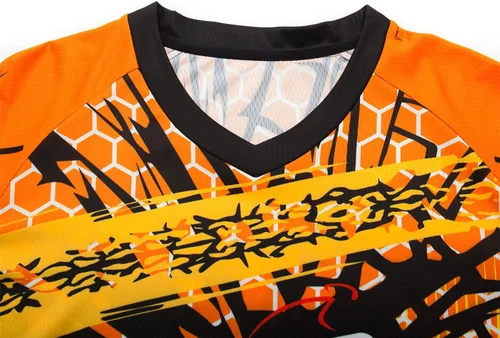 Miniatura 196 de Hotlion Camiseta de ciclismo para hombre, manga larga, MTB Motocross, ropa de carreras todoterreno