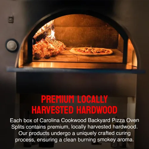 Miniatura 5 de Mini horno de pizza de madera, troncos de leña de 6 pulgadas, divisiones de madera dura de roble blanco para hornos portátiles de pizza a leña