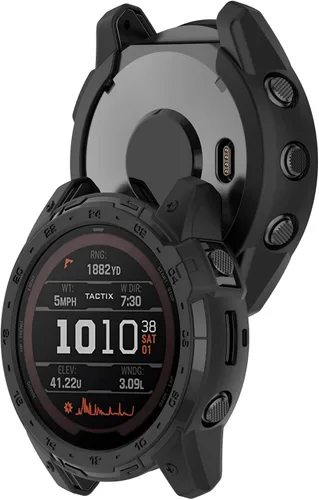 Miniatura 6 de TenCloud Tactix 7 Fundas de reloj compatibles con Garmin tactix 7/tactix 7 Pro Funda protectora resistente a los arañazos para Garmin Tactix 7 Pro