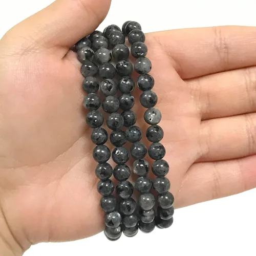 Miniatura 603 de Gem Avenue Handmade Round Bead Stretch Bracelet Unisex Natural Stone Beaded Jewelry for Men & Women, Elastic Wristband for Daily Wear