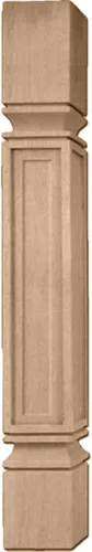 Miniatura 18 de Ekena Millwork COL03X03X35KEAL 3 ménsula de acanto pequeña, 3/4 de pulgada de ancho x 3 3/4 pulgadas de profundidad x 35 1/2 pulgadas de alto