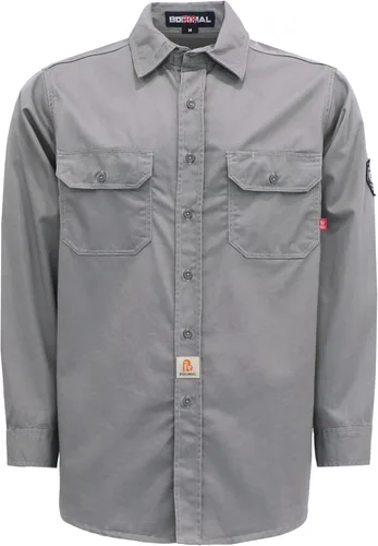 BOCOMAL Camisas FR 6.25oz Camisas de soldadura ligeras resistentes al fuego Camiseta retardante de fuego para hombres