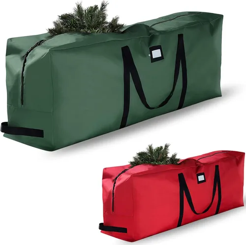 Bolsa de almacenamiento para árbol de Navidad – Almacena un árbol de Navidad artificial de 9 pies. Material duradero resistente al agua para