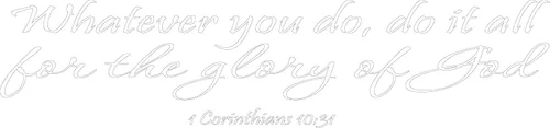 Miniatura 21 de 1 Corinthians 10:31 - Arte de pared Whatever You Do, Do It All for The Glory of God inspirador con cita bíblica