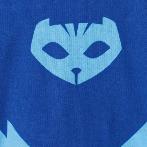 Miniatura 5 de PJ Masks Conjunto de pijama de algodón de 4 piezas para niños pequeños