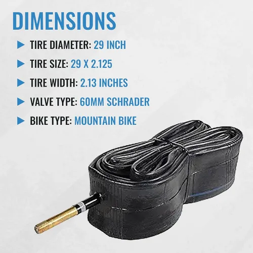 Miniatura 4 de Tubo de Bicicleta Goodyear con Goma de Butilo - Tubos de Bicicleta Confiables para Ciclismo Premium
