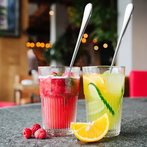 Miniatura 7 de Rainspire Cucharas de café de 9 pulgadas de largo para barra de café, agitadores de café, cuchara de helado, cucharas de té, cuchara larga de acero