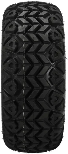 Miniatura 2 de RM Cart - Raptor de 12 pulgadas negro/mecanizado en neumáticos de trail negros de 22 x 11-12 (juego de 4), se adapta a carritos Yamaha, neumáticos