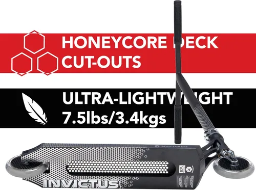 Miniatura 3 de Root Industries Invictus Complete Pro Scooter - Ruedas Honeycore de 4.724 in, barras de cromolita, compresión HIC y cubierta de corte