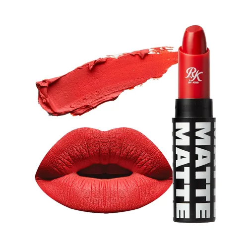 Miniatura 12 de Labial de Ruby Kisses, acabado mate, larga duración, altamente pigmentado, de aplicación suave, maquillaje de labios de cobertura total