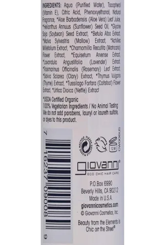 Miniatura 2 de GIOVANNI Eco Chic VitaPro Fusion - Tratamiento para el cabello sin enjuague, spray acondicionador sin enjuague, niebla protectora del calor