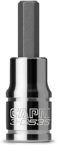 Miniatura 23 de Capri Tools 3-0531 2 mm Llave allen hexagonal, 1/4-pulgada de unidad, métrica