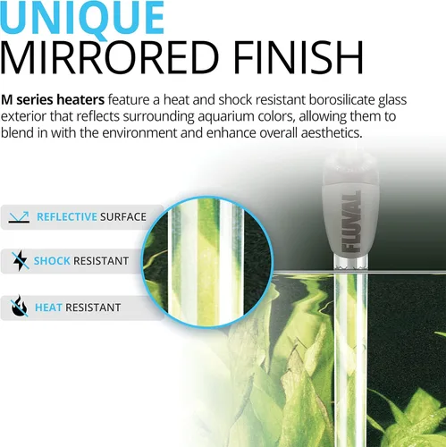 Miniatura 3 de Fluval M - Calentador sumergible para acuario de 150 W, calefacción confiable y compacta con tecnología de espejo para tanques de agua dulce
