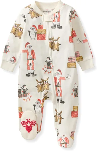 Miniatura 252 de Burt's Bees Baby - Pijama de una pieza para bebé, mameluco para dormir y jugar, algodón 100% orgánico, cremallera frontal