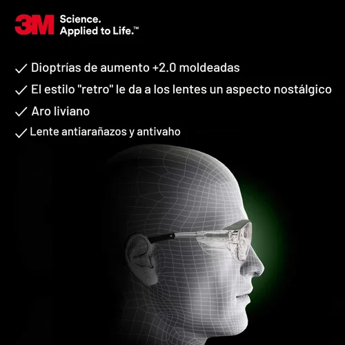 Miniatura 4 de Gafas de protección 3M Nuvo Reader, Transparente, 1