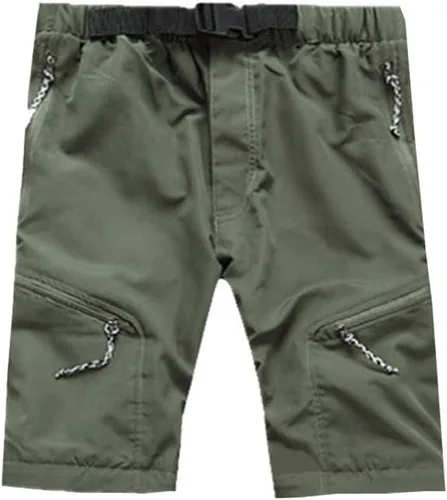 Miniatura 3 de Pantalones convertibles de senderismo para hombre, impermeables, de secado rápido, con cremallera, ligeros, pantalones de pesca con múltiples