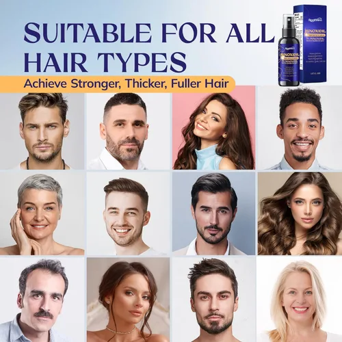 Miniatura 5 de 5% Minoxidil Hair Growth for Men and Women: Extra Strength Minoxidil Hair Loss Treatment Serum with Rosemary for Faster Stronger Thicker Hair Growth