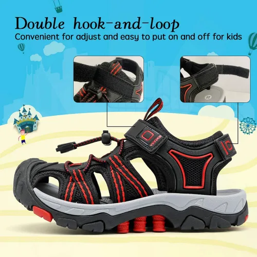 Miniatura 3 de VITUOFLY Sandalias para niños al aire libre senderismo deportes sandalias niñas piscina playa zapatos de verano zapatos de agua zapatillas