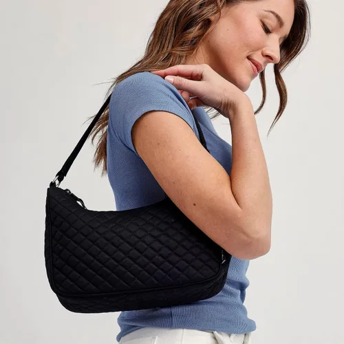 Miniatura 6 de Vera Bradley Cotton Frannie Crescent Crossbody Purse