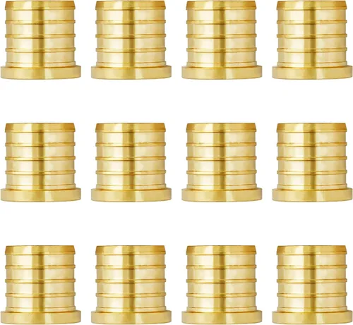 Miniatura 51 de SUNGATOR Paquete de 50 accesorios Pex de 1/2" en T, accesorios Pex de 1/2 pulgada en T, sin plomo, de latón, certificados NSF