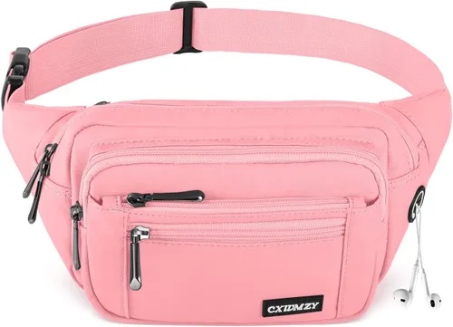 Miniatura 15 de CXWMZY Riñoneras para mujeres y hombres, riñoneras con múltiples bolsillos, gran capacidad, impermeable, casual, para viajes de Disney, ciclismo