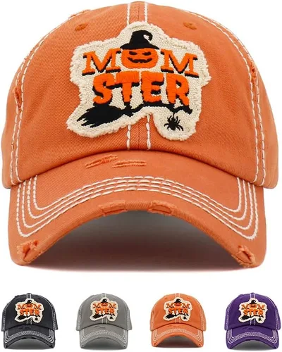 Miniatura 4 de ScarvesMe Gorra de béisbol para mujer, diseño de bruja mala, estilo vintage, desgastada