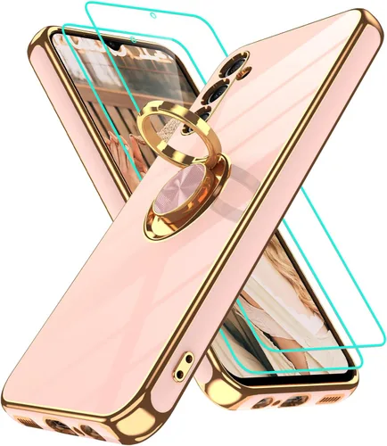 Miniatura 150 de Gritup Funda para Samsung Galaxy A14 5G: Funda Samsung A14 con 2 Protectores de Pantalla, Soporte de Anillo con Rotación 360°, Soporte Magnético
