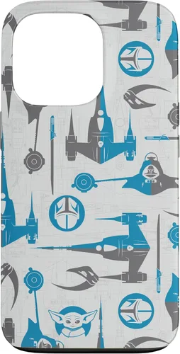 Miniatura 10 de Funda para iPhone 11 Pro Max Star Wars The Mandalorian & Grogu Signets and Starships