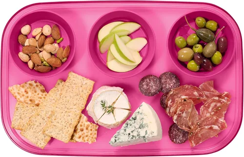 Miniatura 15 de madesmart dipware - Bandeja de 3 tazones, apilables y extraíbles para embutidos, guacomole, aperitivos, verduras, apto para lavavajillas