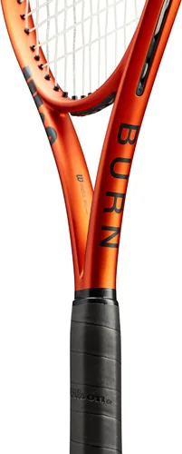 Miniatura 7 de Wilson Burn 100 V5 Performance - Raqueta de tenis - Encordada con sensación, tamaño de agarre 1-4 1/8", 2-4 1/4", 3-4 3/8", 4-4 1/2