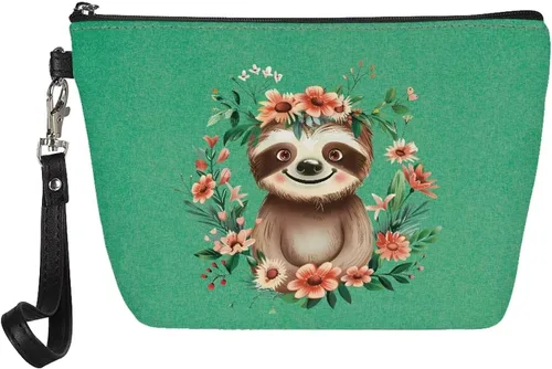 Miniatura 33 de HUGS IDEA Bolso animal del maquillaje de la impresión de la moda de las mujeres de la PU de, Negro (Dachshund), Chico
