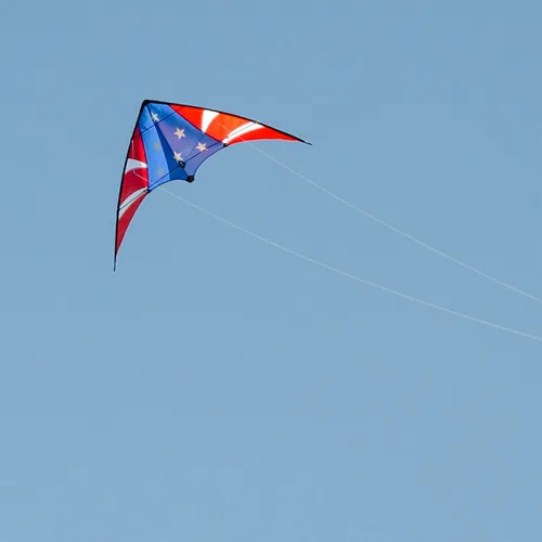 Miniatura 8 de in The Breeze 48-inch Stunt Kite, Dual Line, Framed Kites for Beginner to Intermediate Sport Kite Flyers Stars & Stripes