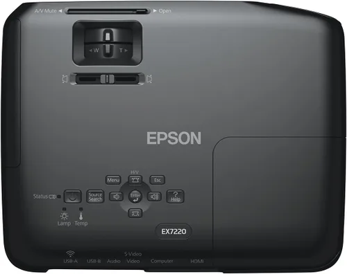 Miniatura 3 de Epson EX7220, WXGA Widescreen HD, inalámbrico, brillo de color de 3000 lúmenes, brillo blanco de 3000 lúmenes, proyector 3LCD