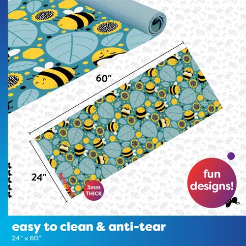 Miniatura 6 de Esterilla de Yoga para Niños Antsy Pants - Esterilla de Yoga para Niños, Esterilla de Yoga para Ejercicio en Casa, Esterilla de Yoga para Viajar