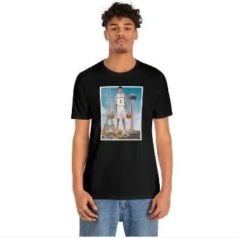 Miniatura 3 de Wemby SA and France Custom Towers Camiseta Unisex S - 4XL