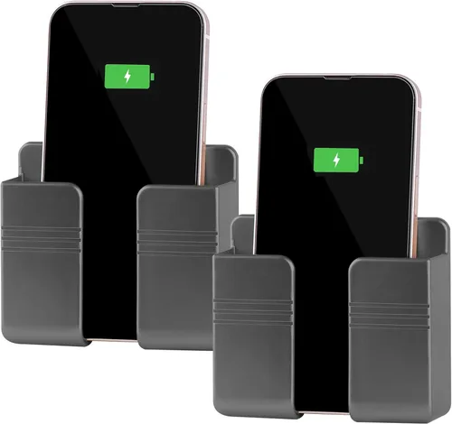 Miniatura 7 de CEI&BPY Soporte para teléfono de montaje en pared, soporte para teléfono con autoadhesivo. Soporte de teléfono para carga y RV para iPhone y Android