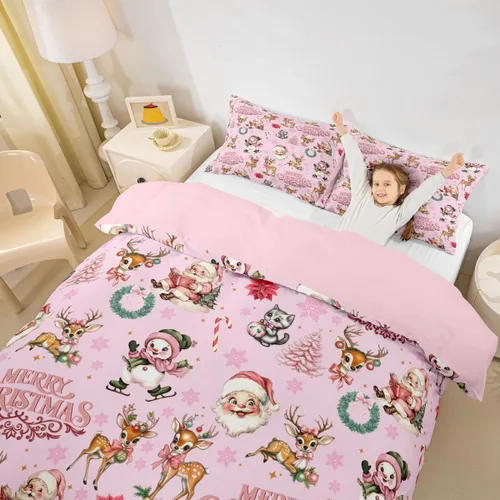 Miniatura 22 de Erosebridal Divertida funda de edredón de Halloween para niños, juego de ropa de cama de calabaza fantasma, decoración de Halloween para niños