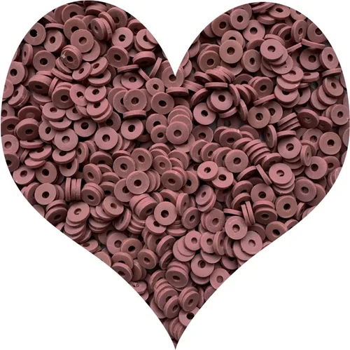 Miniatura 38 de 3000 cuentas redondas planas de polímero de vinilo Heishi para hacer joyas, mujeres, collares, pulseras y aretes (09-amarillo)