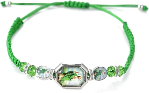 Miniatura 3 de 612 pulseras de la Virgen María San Benito San Juda rosario hechas a mano nudo rojo pulsera de la suerte para hombres o mujeres como regalo y se