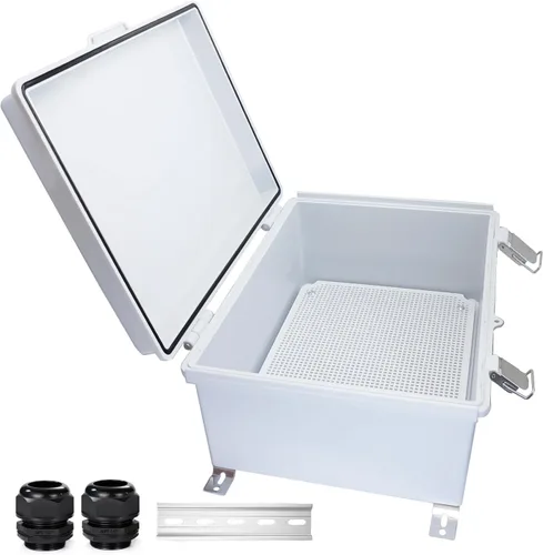 Miniatura 32 de Caja Eléctrica Impermeable a Prueba de Polvo Caja de Conexiones Resistente a la Intemperie IP67 Carcasa de Plástico ABS Caja de Proyecto