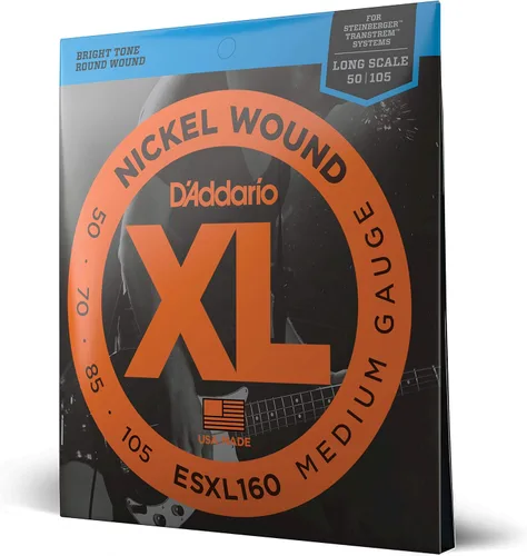 Miniatura 28 de D'Addario XL Nickel EXL170S - Cuerdas para bajo de 4 cuerdas con entonación perfecta, sensación uniforme, durabilidad potente, calibre 45-100