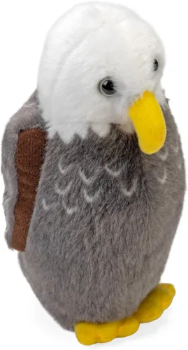 Wild Republic Audubon Birds - Peluche de águila calva con auténtico sonido de pájaro, animal de peluche, juguetes de pájaros para niños y pájaros